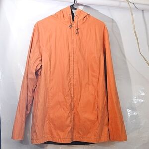 Mackintosh Mango-Navy Lrg Reversible Waterproof Jacket